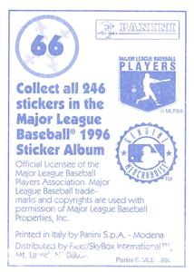 1996 Panini Stickers #66 Dan Miceli Back