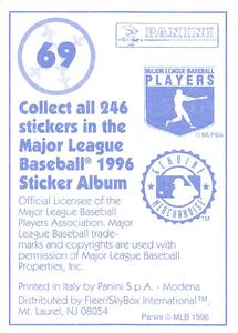 1996 Panini Stickers #69 Carlos Garcia Back