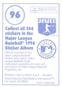 1996 Panini Stickers #96 Eric Karros Back