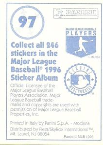 1996 Panini Stickers #97 Tony Gwynn Back
