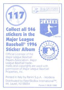 1996 Panini Stickers #117 Hideo Nomo Back