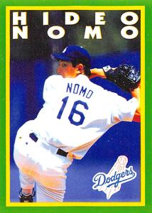 1996 Panini Stickers #117 Hideo Nomo Front