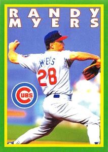 1996 Panini Stickers #119 Randy Myers Front