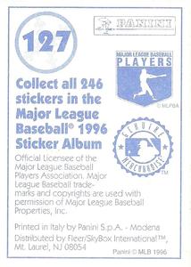 1996 Panini Stickers #127 Mike Mussina Back