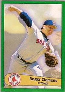 1996 Panini Stickers #136 Roger Clemens Front
