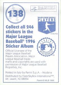 1996 Panini Stickers #138 Mike Greenwell Back
