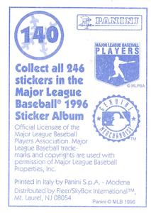 1996 Panini Stickers #140 Tim Wakefield Back