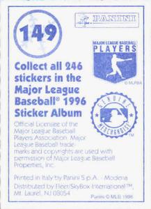 1996 Panini Stickers #149 Chris Gomez Back