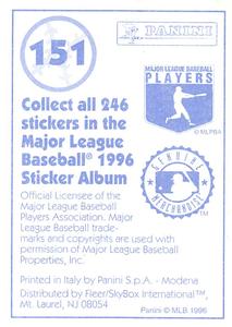 1996 Panini Stickers #151 Don Mattingly Back