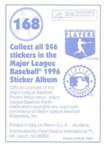 1996 Panini Stickers #168 Ray Durham Back