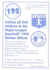 1996 Panini Stickers #192 Ricky Bones Back
