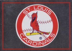 1996 Panini Stickers #77 St. Louis Cardinals Team Logo Front