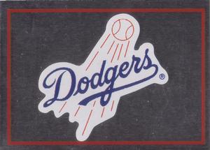 1996 Panini Stickers #93 Los Angeles Dodgers Team Logo Front