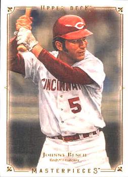 2008 Upper Deck Masterpieces #98 Johnny Bench Front