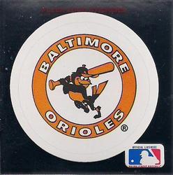 1991 Ultra - Team Logo Stickers #NNO Baltimore Orioles Front