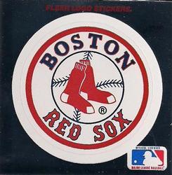 1991 Ultra - Team Logo Stickers #NNO Boston Red Sox Front