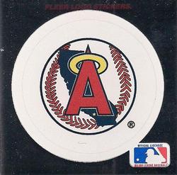 1991 Ultra - Team Logo Stickers #NNO California Angels Front