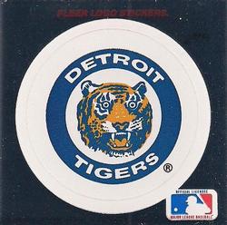 1991 Ultra - Team Logo Stickers #NNO Detroit Tigers Front