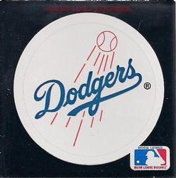 1991 Ultra - Team Logo Stickers #NNO Los Angeles Dodgers Front