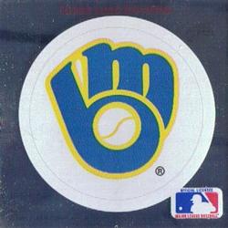 1991 Ultra - Team Logo Stickers #NNO Milwaukee Brewers Front