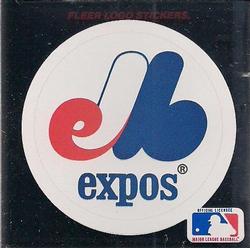1991 Ultra - Team Logo Stickers #NNO Montreal Expos Front