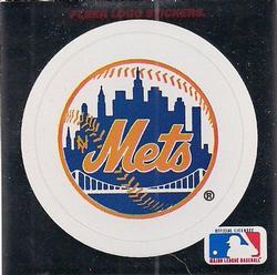 1991 Ultra - Team Logo Stickers #NNO New York Mets Front