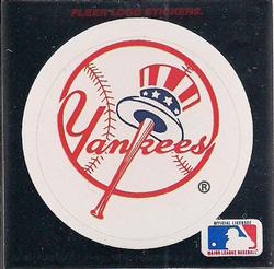 1991 Ultra - Team Logo Stickers #NNO New York Yankees Front