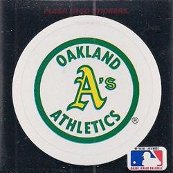 1991 Ultra - Team Logo Stickers #NNO Oakland Athletics Front