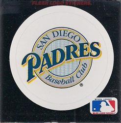 1991 Ultra - Team Logo Stickers #NNO San Diego Padres Front