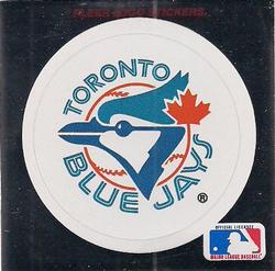 1991 Ultra - Team Logo Stickers #NNO Toronto Blue Jays Front