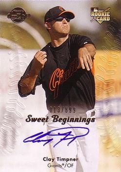 2008 Upper Deck Sweet Spot #115 Clay Timpner Front