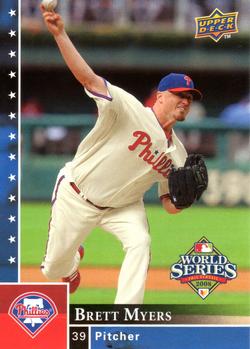 2008 Upper Deck World Series Philadelphia Phillies Box Set #PP-12 Brett Myers Front