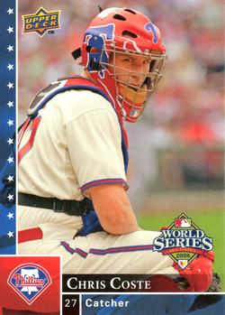 2008 Upper Deck World Series Philadelphia Phillies Box Set #PP-15 Chris Coste Front