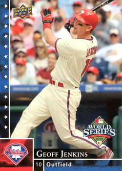 2008 Upper Deck World Series Philadelphia Phillies Box Set #PP-17 Geoff Jenkins Front