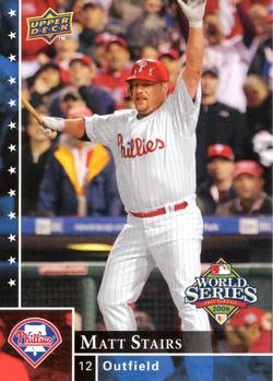 2009 Topps Update #UH80 Matt Stairs Baseball Cards Philadelphia Phillies 