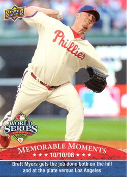 2008 Upper Deck World Series Philadelphia Phillies Box Set #PP-44 Brett Myers Front