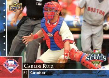2008 Upper Deck World Series Philadelphia Phillies Box Set #PP-8 Carlos Ruiz Front