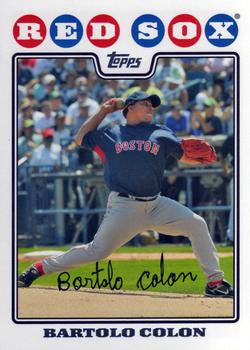 2008 Topps Updates & Highlights #UH14 Bartolo Colon Front