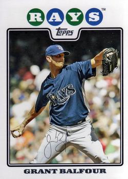 2008 Topps Updates & Highlights #UH48 Grant Balfour Front