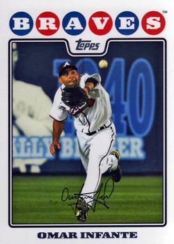 2008 Topps Updates & Highlights #UH104 Omar Infante Front