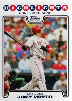 2008 Topps Updates & Highlights #UH185 Joey Votto Front