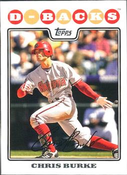2008 Topps Updates & Highlights #UH103 Chris Burke Front