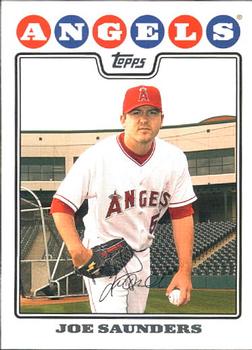 2008 Topps Updates & Highlights #UH210 Joe Saunders Front