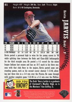 1997 Collector's Choice #81 Kevin Jarvis Back