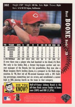 1997 Collector's Choice #302 Bret Boone Back