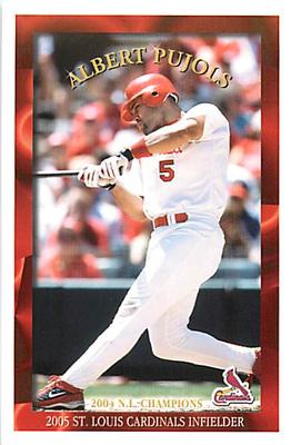 2005 St. Louis Cardinals Police #NNO Albert Pujols Front