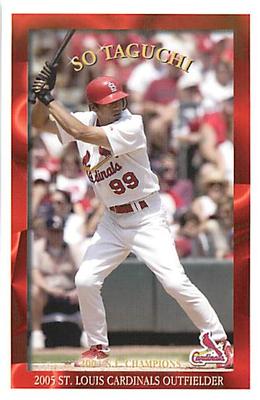 2005 St. Louis Cardinals Police #NNO So Taguchi Front