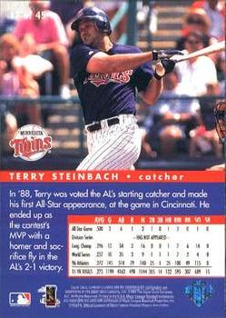 1997 Collector's Choice - All-Star Connection #17 Terry Steinbach Back