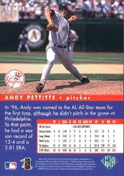 1997 Collector's Choice - All-Star Connection #18 Andy Pettitte Back