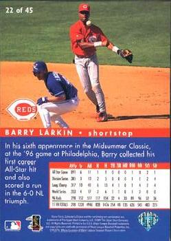 1997 Collector's Choice - All-Star Connection #22 Barry Larkin Back